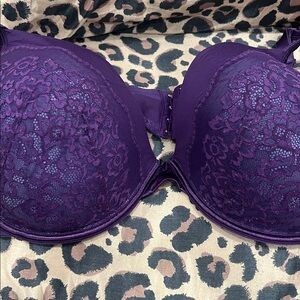 Olga Flirty 42DDD Purple Lace Support Bra